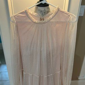 H&M ruffle tulle dress